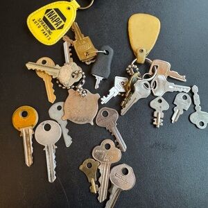 Keychain with Assorted Keys